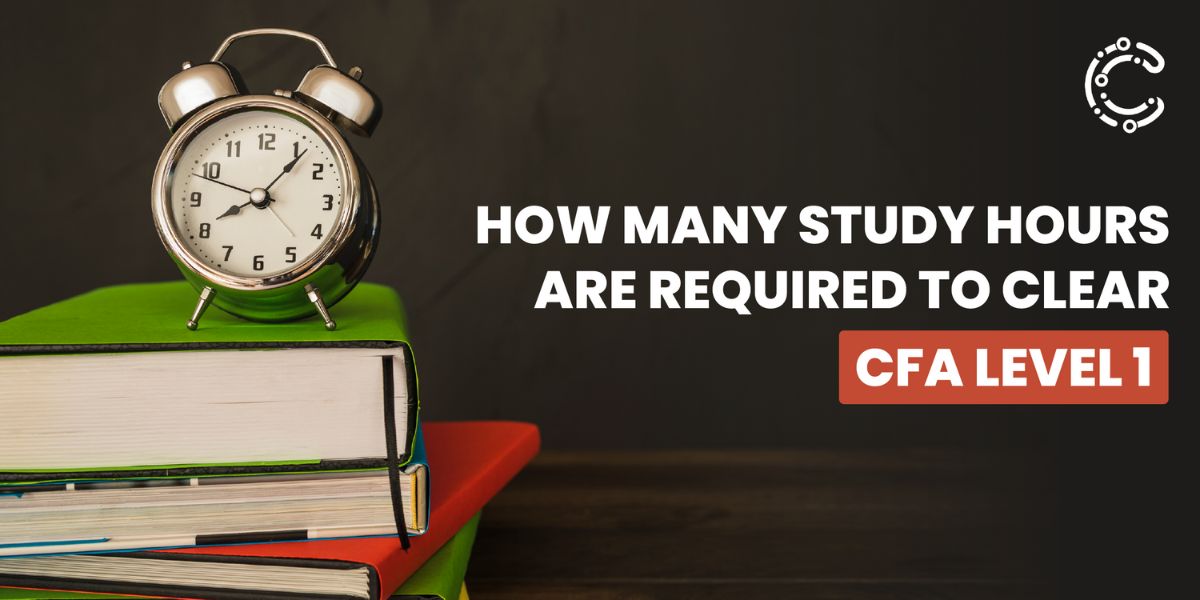 CFA Level 1 student studying late hours with books, notes, and practice questions